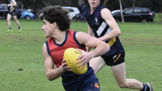 Saint Ignatius midfielder Hugo Black. Picture: Saint Ignatius College