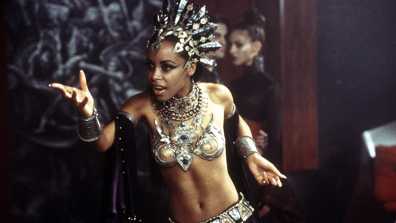 Aaliyah in scene from 2002 film Queen of the Damned. 