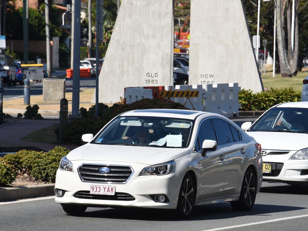 Queensland’s road border will open for all from 1am on Tuesday. Picture: NCA NewsWire / Steve Holland