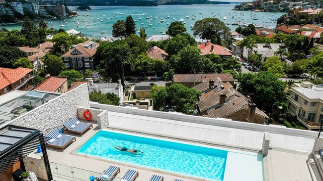 The rooftop pool at the InterContinental comes with stunning views.