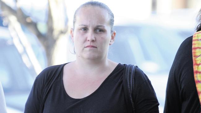 Tania Walker outside Echuca Magistrates Court in 2012. Picture: Riverine Herald