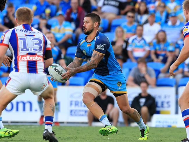 Nathan Peats needs to perform for Gold Coast Titans. Picture: Adam Head