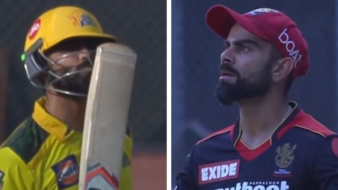 IPL 2021 Ravindra Jadeja, Chennai Super Kings vs Royal Challengers Bangalore, reaction, Virat Kohli, highlights, video