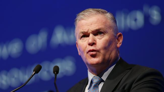 Santos CEO Kevin Gallagher. Picture: Claudia Baxter