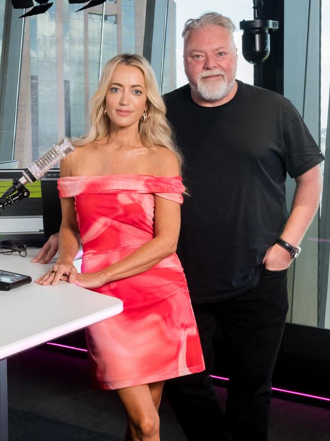 KIIS FM breakfast radio hosts Jackie 'O' Henderson and Kyle Sandilands. Picture: Supplied