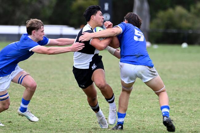 Levi Hawea. AIC First XV rugby union between Iona College and St Edmund's College. Saturday May 4, 2024. Picture, John Gass