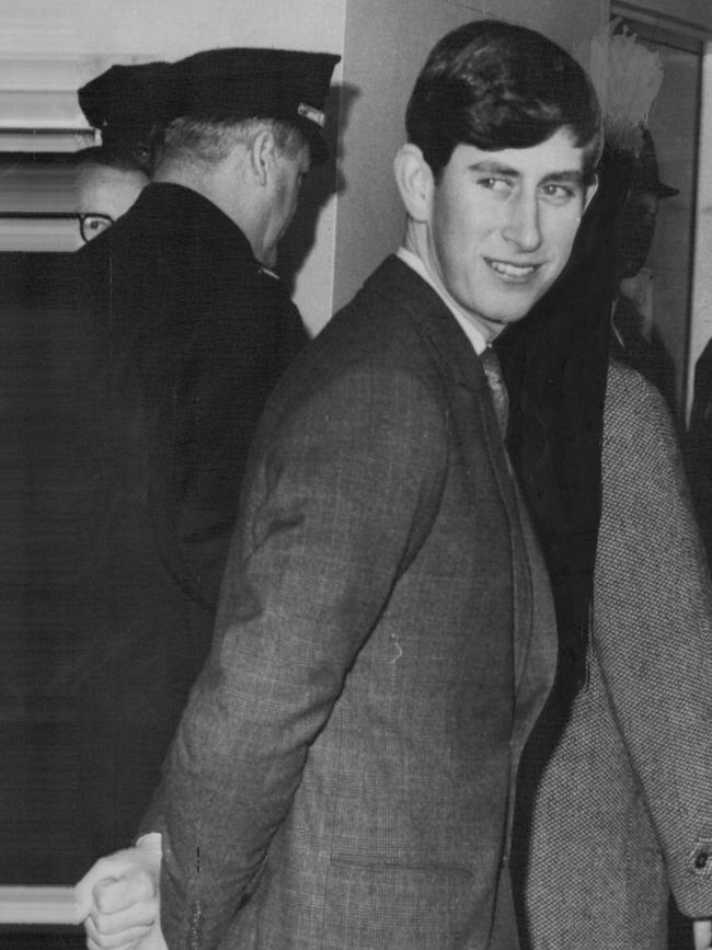 King Charles during his stay at the Timbertop campus in 1966.