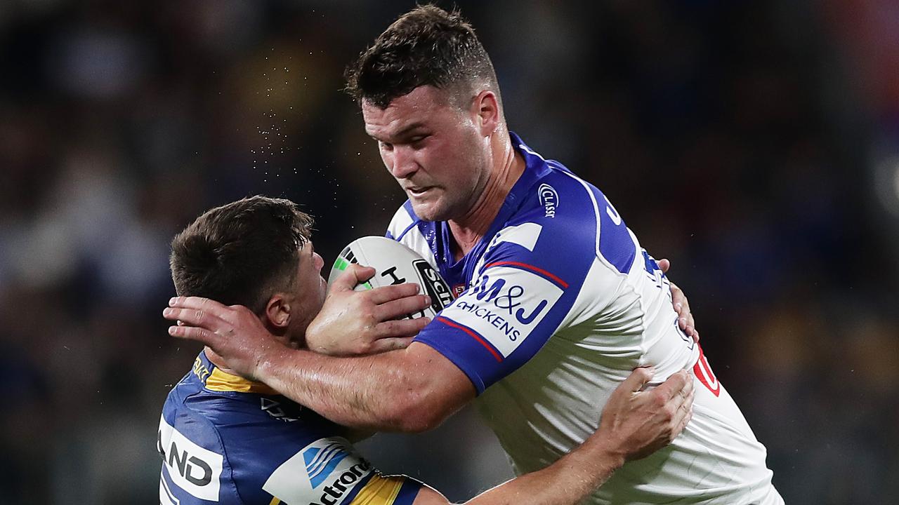 Joe Stimson says the Bulldogs have the chance to show what they’re made of by winning away from home with four players in Covid-19 isolation. Picture: Mark Metcalfe/Getty Images