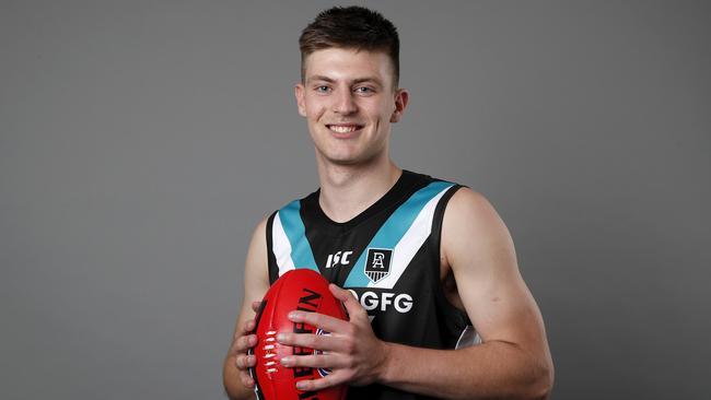 Dylan Williams is excited to join Port Adelaide. Picture: Dylan Burns/AFL Photos via Getty Images