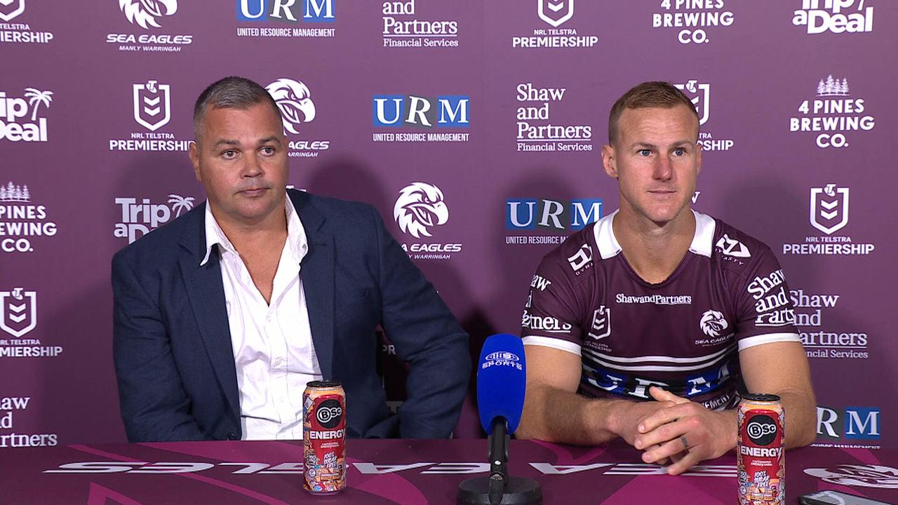 Manly coach Anthony Seibold was honest in the post-game press conference.