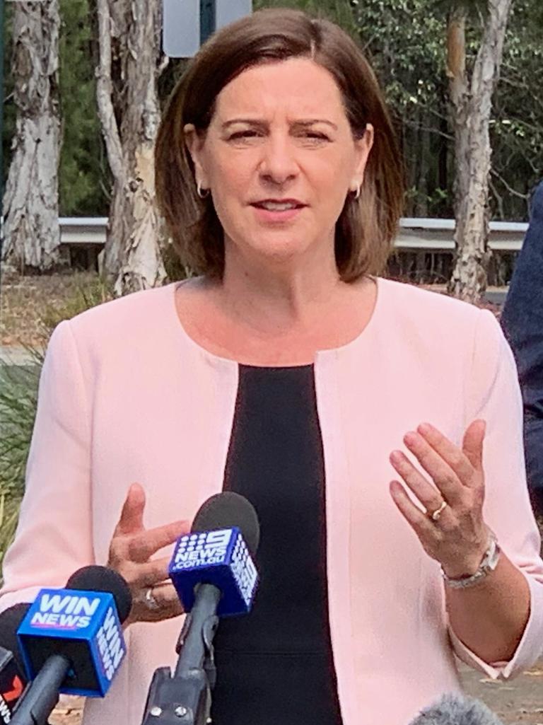 Opposition leader Deb Frecklington.