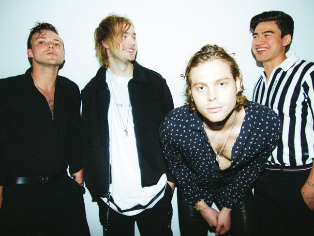 Aussie band Five Seconds of Summer. Picture: Supplied