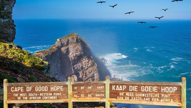 Cape of Good Hope at the southern tip of the Cape Peninsula, South Africa.
