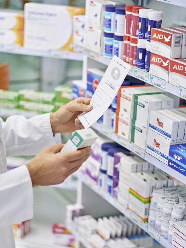 Generic photo of a pharmacist in a pharmacy. Picture: iStock