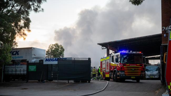 A back entry to the building. Picture: Damian Hofmann