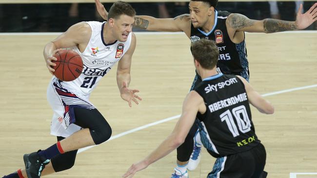 Four-time MVP Daniel Johnson is one of Adelaide’s greatest ever players. Picture: David Rowland (AAP).