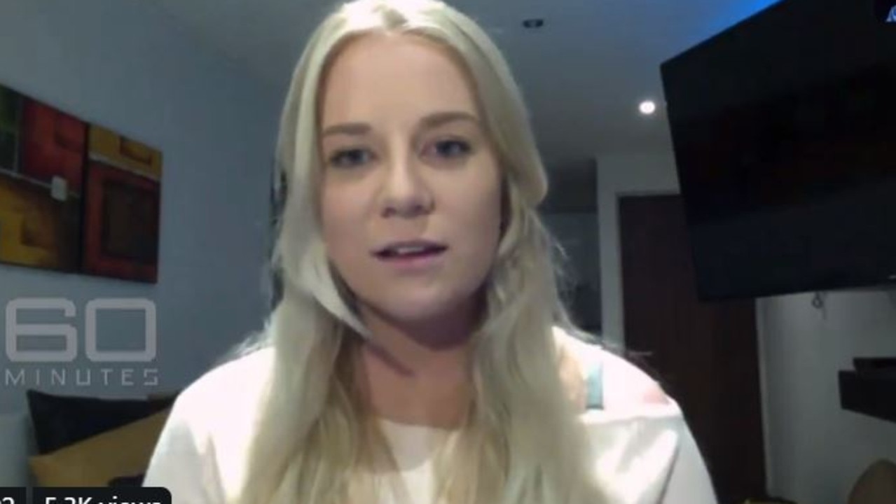 ‘Cocaine’ Cassie Sainsbury says she ‘wouldn’t change’ the experience of being locked up because it had made her a ‘stronger person’. Picture: Channel 9