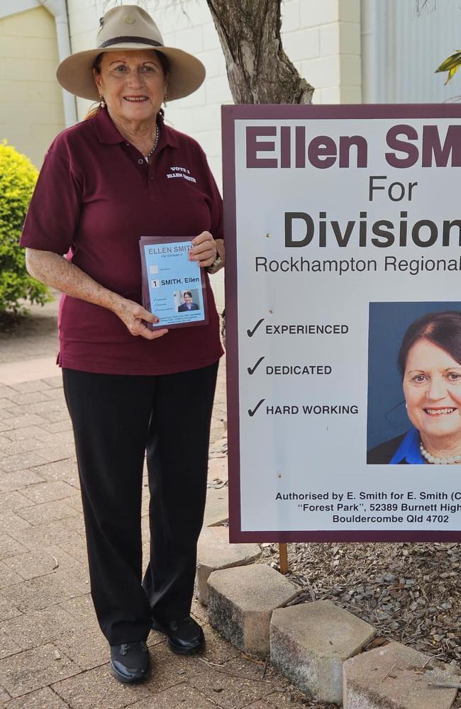 Councillor Ellen Smith during the 2024 election campaign.