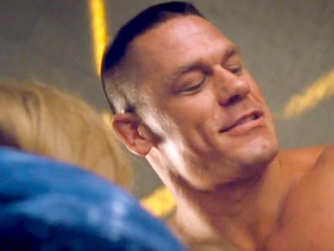 John Cena nude in Trainwreck.