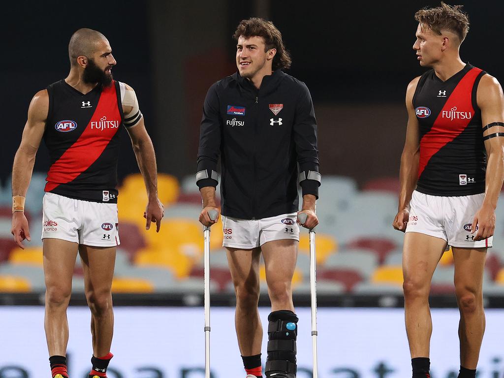 Andrew McGrath has given Essendon some much-needed good news.