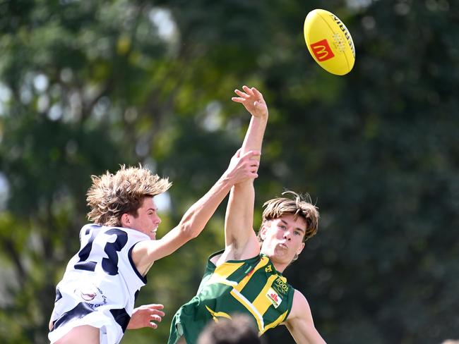 Action from Saturday's McDonaldâ€™s South East Queensland Youth Grand Finals played at Yeronga AFC. 2 September 2023. Picture, John Gass