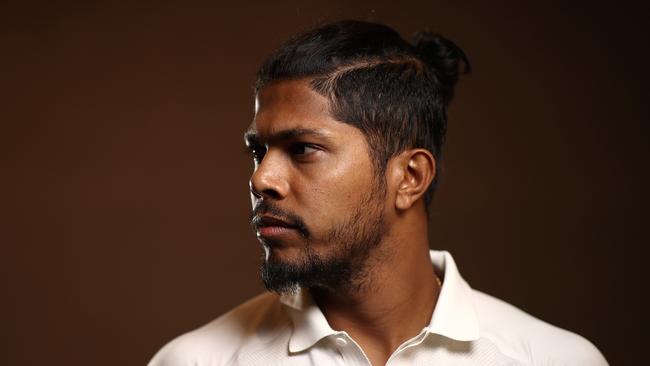 Umesh Yadav of India at Adelaide Oval on Monday. Picture: Getty Images