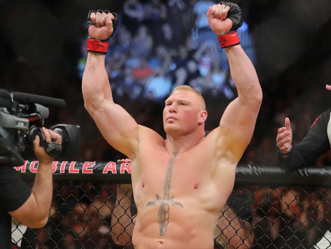 Lesnar is facing a two-year ban from the UFC.