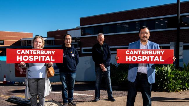 Residents are calling for the NSW Government to commit to funding a major overhaul of Canterbury Hospita. Picture: Monique Harmer