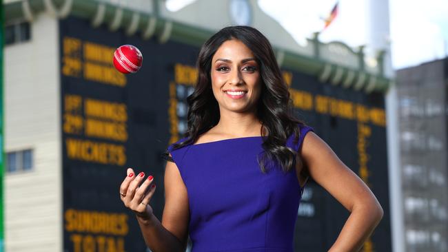 Fox Sports cricket commentator and former England international Isa Guha is set to come out of retirement. Picture: Tait Schmaal