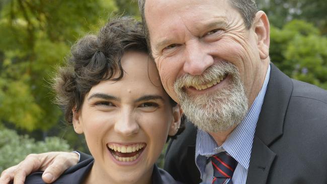 Mark Haste with his daughter Brittany who died earlier this year after a battle with cancer: “The world is richer for having known you, even for such a short time.”​