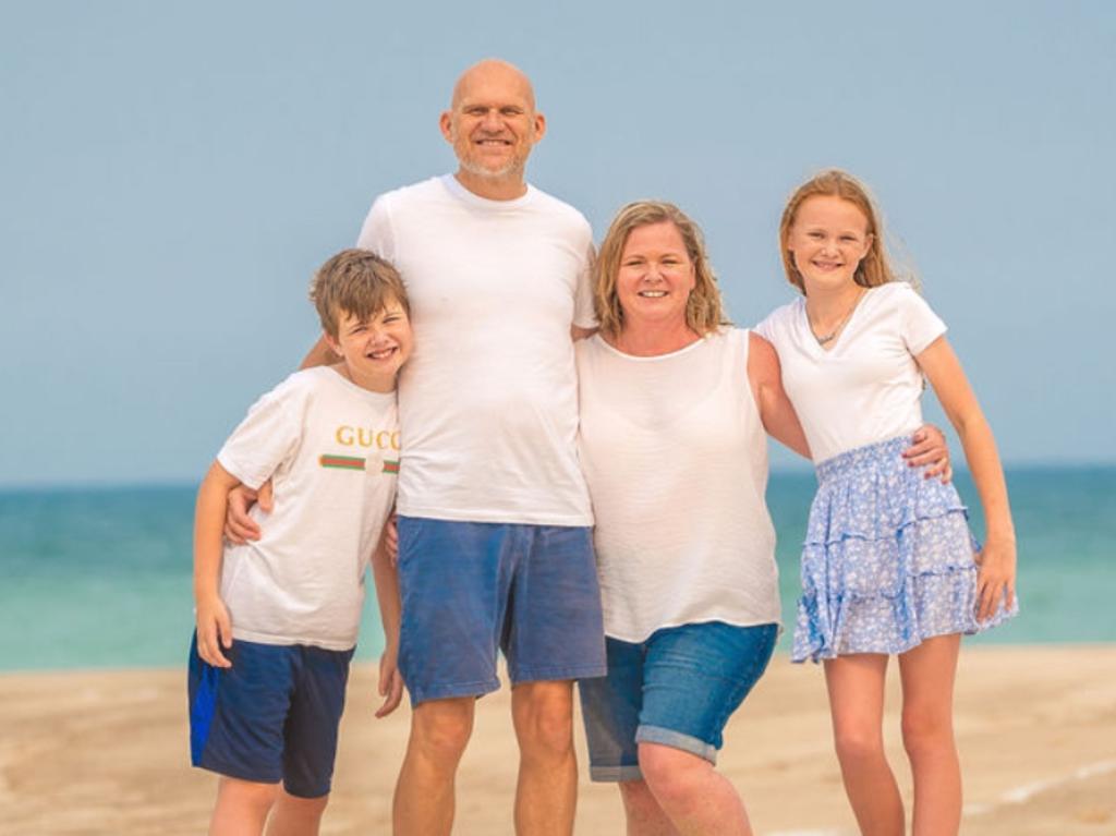 The Bertons are one of many Australian families impacted by prostate cancer as one man is diagnosed every 30 minutes. Picture: Supplied via NCA NewsWire