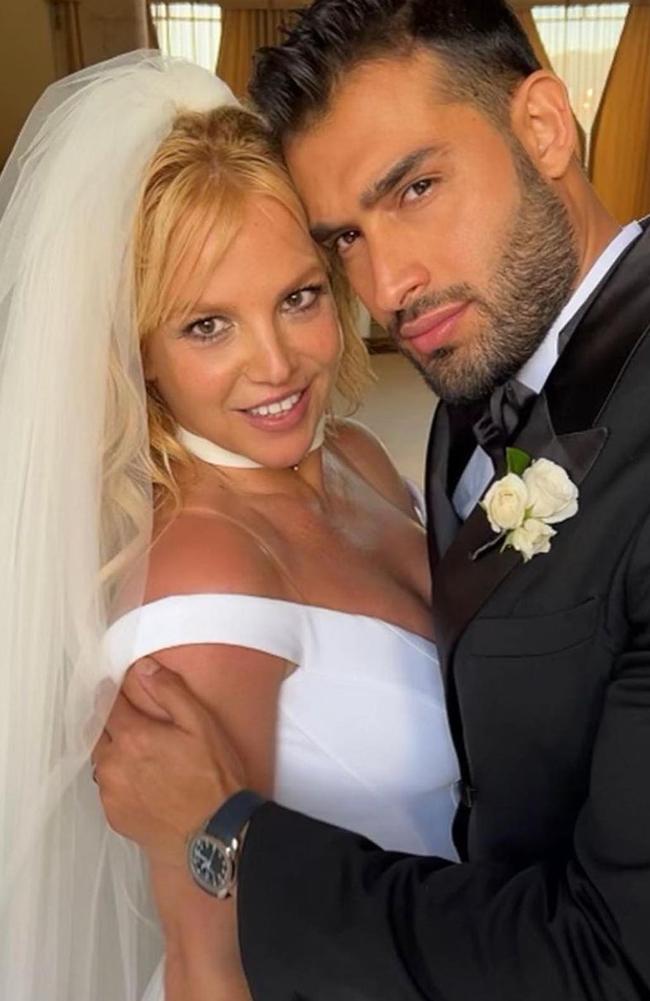 Britney chose not to invite any members of her family when tying the knot for the third time.