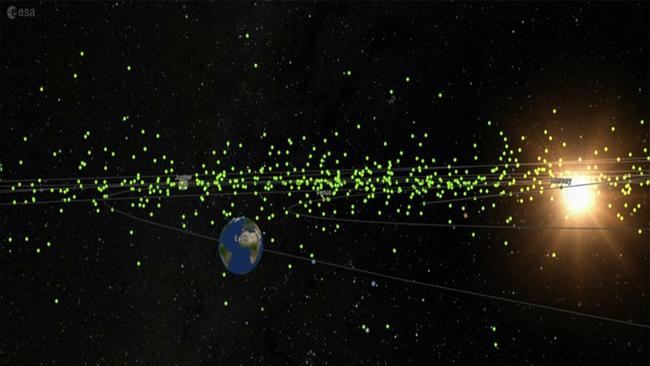 In December 2022, the European Space Agency asked Australians and others in the southern hemisphere to help it locate what it described as a ‘mystery asteroid’ approaching Earth. Picture: ESA