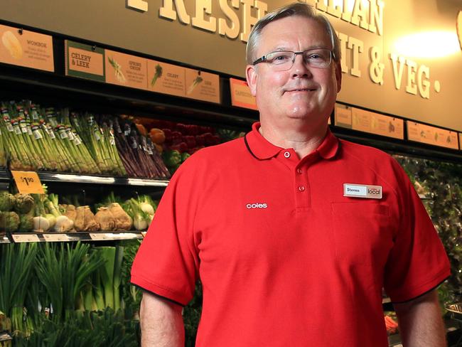 13/11/18 New Coles CEO Steven Cain at the opening of their new Coles local store in Surrey Hills. Aaron Francis/The Australian