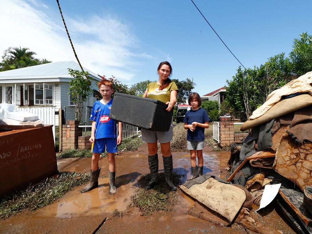 Flooding and landslides have hit the regional Northern Rivers town of Mullumbimby. Picture: NCA NewsWire / Danielle Smith