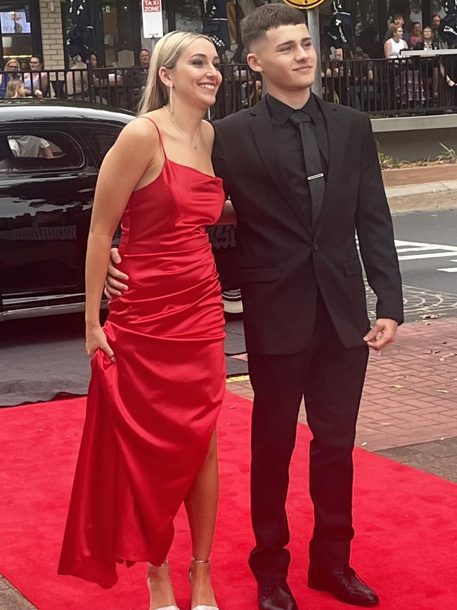 The students of Urangan State High School arrive at their formal.