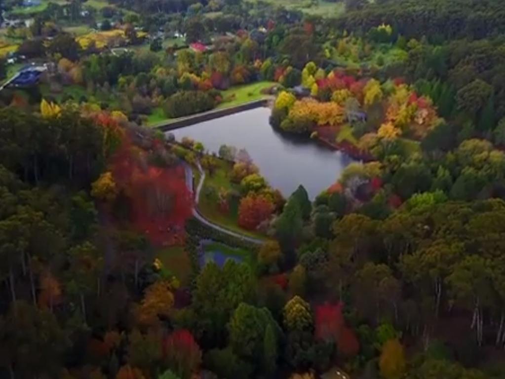 Scenic Adelaide Hills is a famous wine destination.