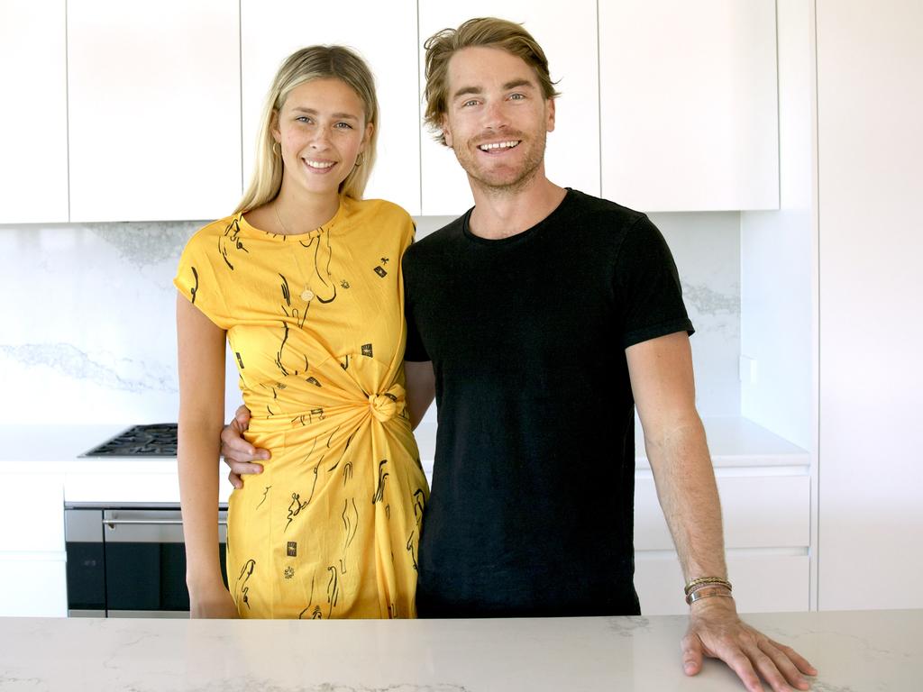 It takes about 30 minutes for celebrity chef couple Hayden Quinn and Jax Raynor to whip up dinner every night. Picture: Supplied