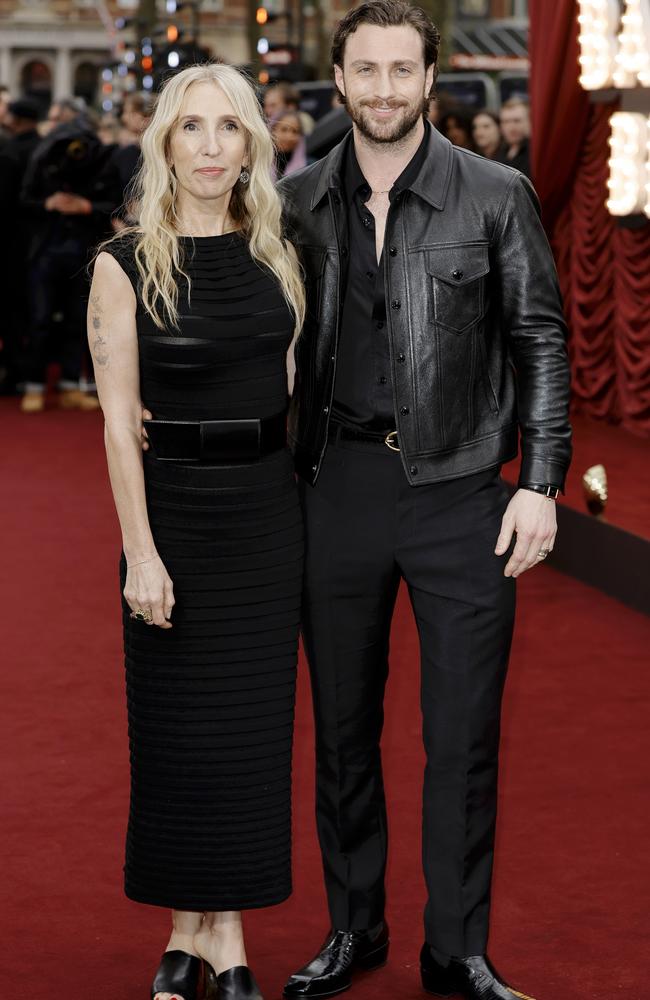 The couple at the world premiere of <i>Back to Black</i> in London this week. Picture: John Phillips/Getty Images