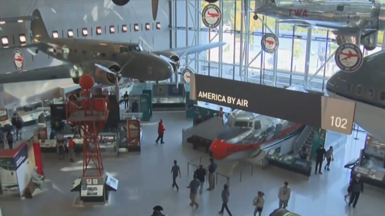 US National Air and Space Museum reopens in Washington DC