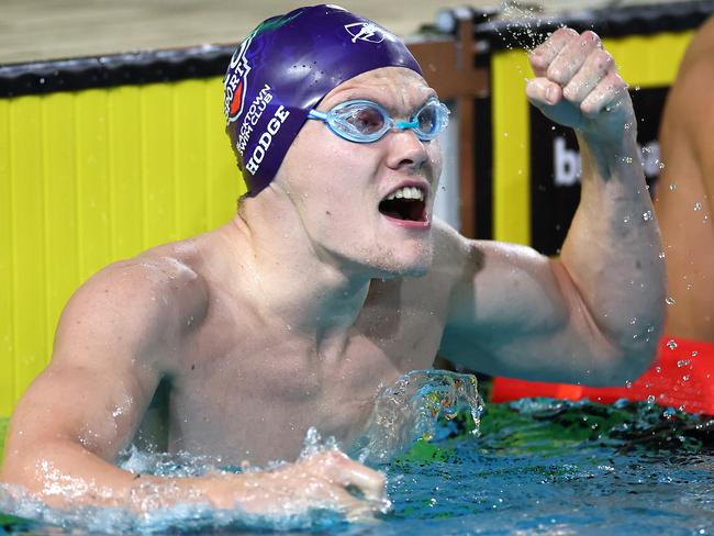 Timothy Hodge after his world record. Picture: Quinn Rooney/Getty Images