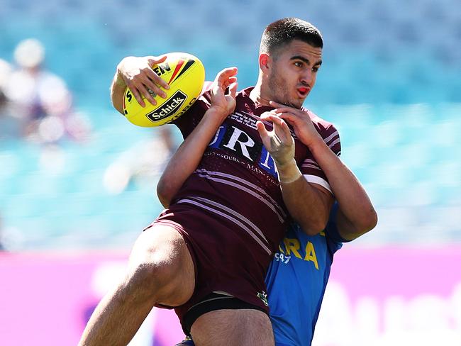 Tom Wright joined the Manly Sea Eagles after leaving school. Picture: Brett Costello