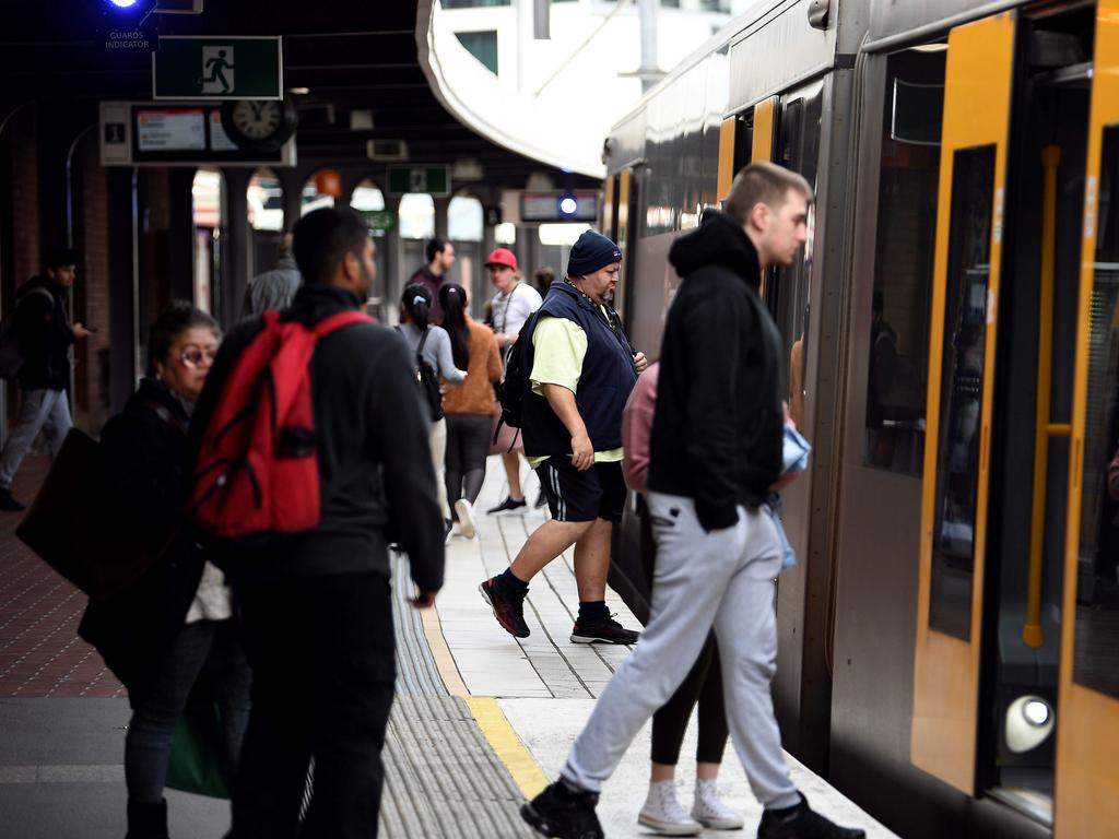 Transport NSW has announced a change to its weekend travel caps as part of its response to dealing with passengers during the pandemic. Picture: Saeed Khan/AFP