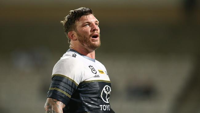 Cowboys football chief Peter Parr insists the club has no desire to release Josh McGuire to the Broncos. Picture: Jason McCawley/Getty Images