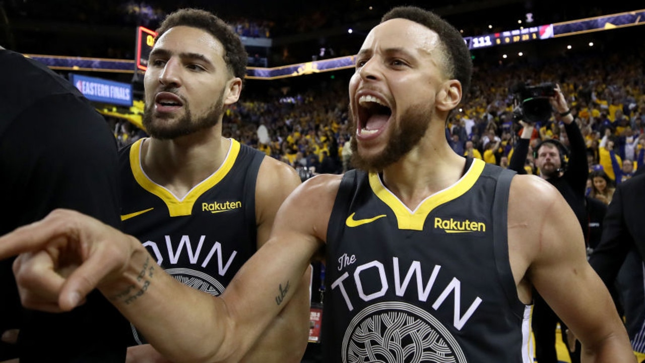 The Splash Brothers are finally reunited (Photo by Ezra Shaw/Getty Images)