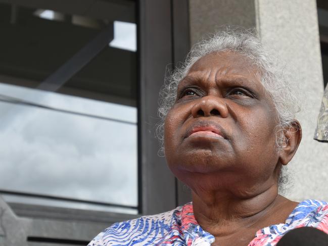 Mirarr Traditional Owners Yvonne Margarula met with the NT Chief Minister and Mining Minister on Friday, April 19, over the proposed Jabiluka  mine lease extension. Picture: Zizi Averill