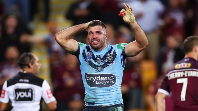 Tedesco knew the game was getting away from NSW. Image: Cameron Spencer/Getty Images