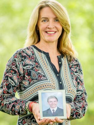 Liz Dawes has raised $3 million for brain cancer research after the disease claimed her son Robert. Picture: Mark Stewart