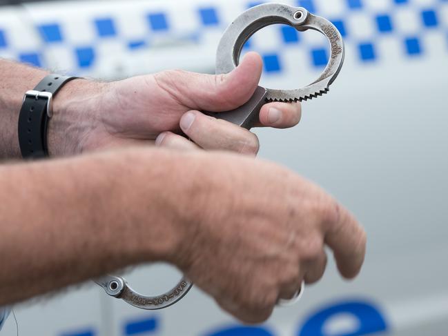 NSW police at Coffs Harbour boat ramp. Photo: Trevor Veale / The Coffs Coast Advocate