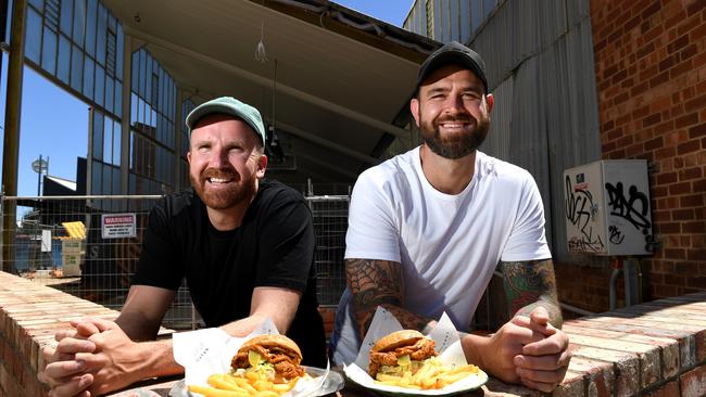 CAROclub owners Tim Attiwill and Kyle McLean will open up an eatery in Bowden Cellars, in the new Plant 3 development. Picture: Tricia Watkinson.